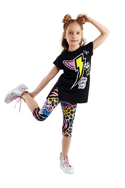 MSHB&G Good Vibes Girl - Summer Tunic and Leggings Set