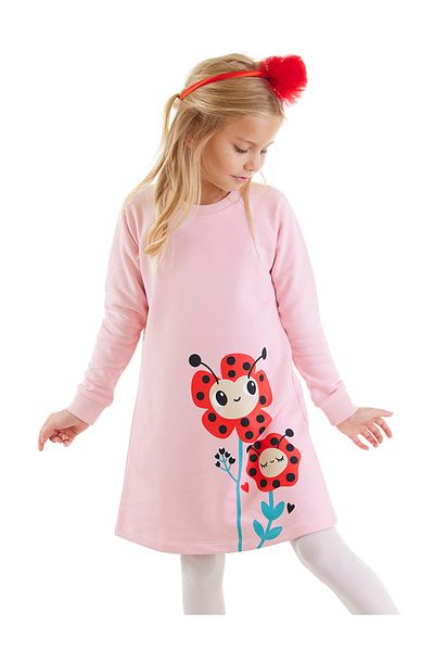 Denokids Φόρεμα για κορίτσια Ladybug Flowers