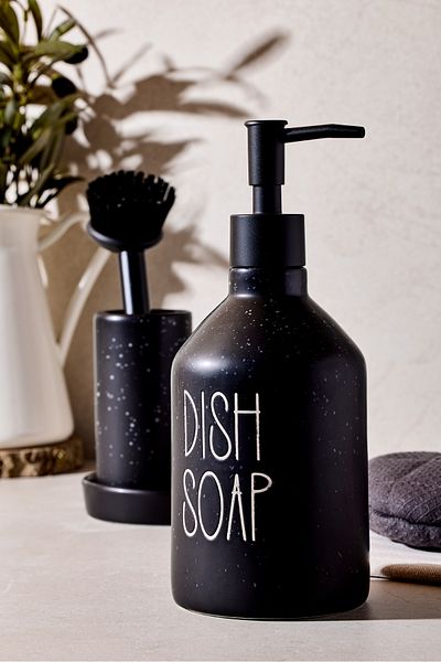 Perotti Σετ δοσομετρητή σαπουνιού Sapone Black Brush