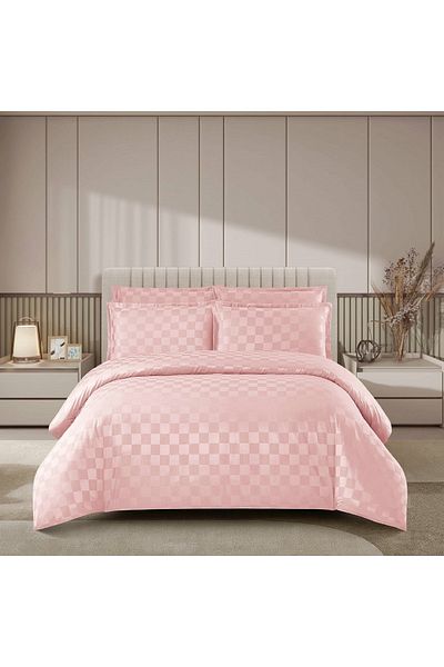 CHIRASO CHIRASO Bedding, Elegant DAMASK, ELASTIC Sheet 180x200+25cm, Duvet Cover 200x230cm, 2 Pillowcases