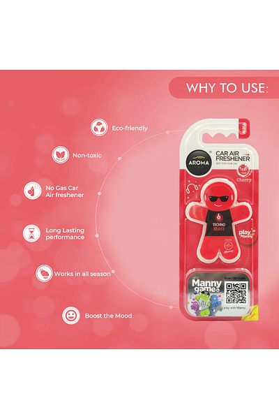 Generic Aroma Car Air Freshener Manny Cherry Natural Fragrance For Car And Home