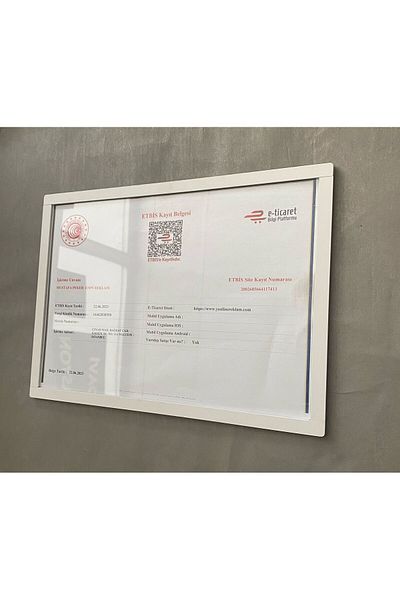 Yönline إطار أبيض مقاس A4