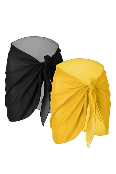 MinaCarin Tulle Pareo Set of 2