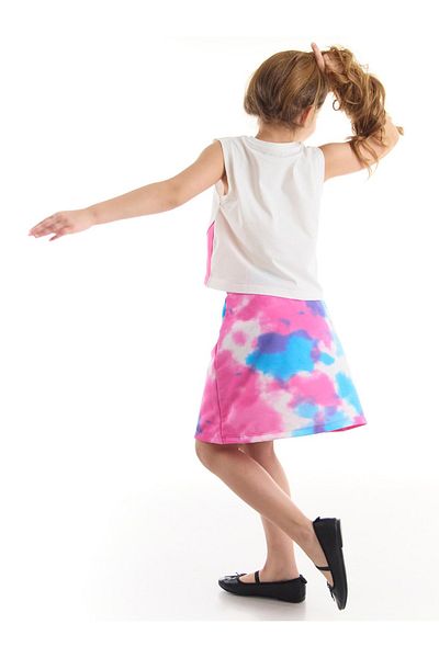 MSHB&G Heart Batik Girl's T-shirt Batik Skirt Set