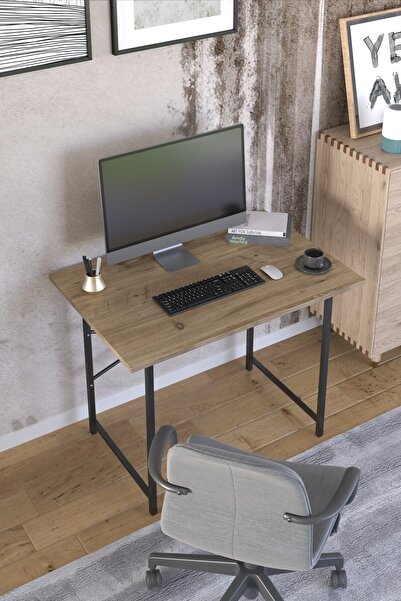 Neta Home Çalışma Masası Bilgisayar Laptop Masası Atlantik Çam 52x90 Cm
