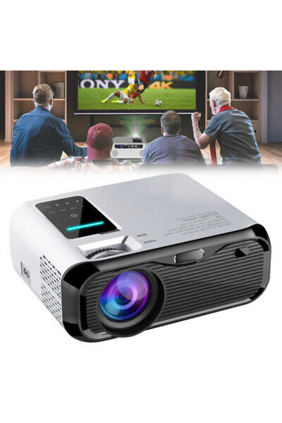 Genel Markalar Görüntü Aktarımlı 1080P Ultra HD HDMI 150 inch Wifi 500 ANS Hoparlörlü Projeksiyon Cihazı