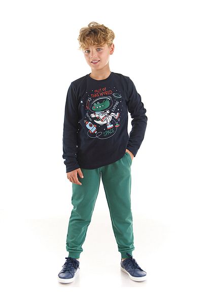 Denokids Astronaut Crocodile Boy T-shirt Trousers Set