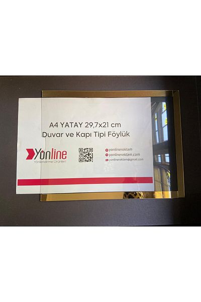 Yönline A4 Horizontal Easy Change Door And Wall Type Felt Board