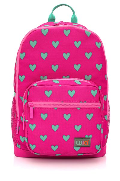 Wia Kids Heart Patterned 4 Compartment Primary School Bag