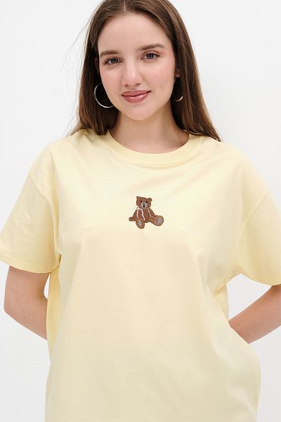 Addax Teddy Bear Printed T-Shirt P10434-W9