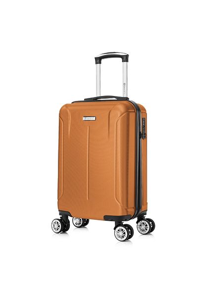 Quasar & Co. Cabin Trolley,®, Smart model, Telescopic handle, code, 55x37x20cm, abs, Camel