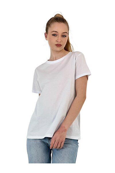 Miss Poem Γυναικείο αθλητικό λευκό μπλουζάκι με κοντό μανίκι βασικό καλοκαιρινό