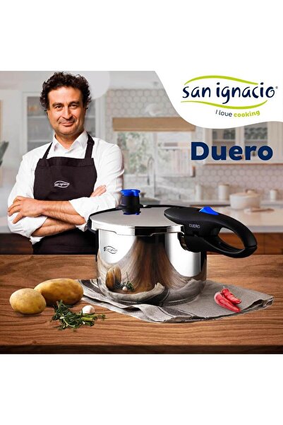 Bergner Pressure Cooker Duero Stainless Steel 5.5 L All Stoves Induction 4 Safety