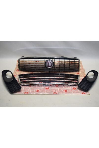 ESER Linea Ön Panjur Nikelajlı Bordo Armalı Tampon Izgarası ve Sis Far Kapakları Siyah Renk