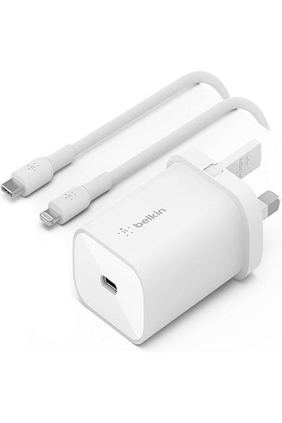 Belkin Boostcharge Usb-c Pd 3.0 Pps Wall Charger 25w (WCA004MYWH) White Fast Safe Charging