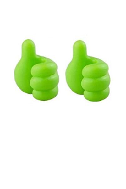 OEM Organizator cabluri, 2 bucati, verde