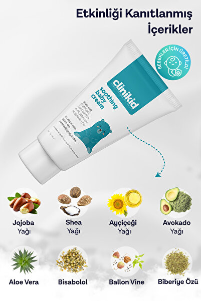 Clinikid Atopik Cilt Yatıştırıcı & Nemlendirici Kremi