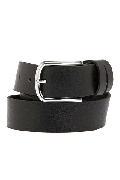 Tergan Black Genuine Leather Men's Belt - S1Ek 00000309 -P0I