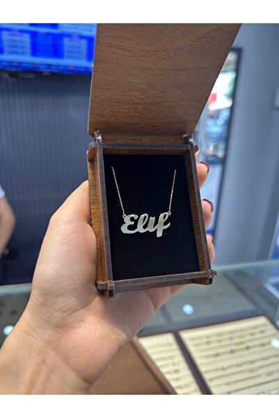 Amoure Gold 14 Ayar Altın İsimli Kolye