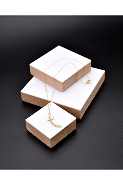 Amoure Gold 14 Ayar Altın Zülfikar Kılıç Kolye