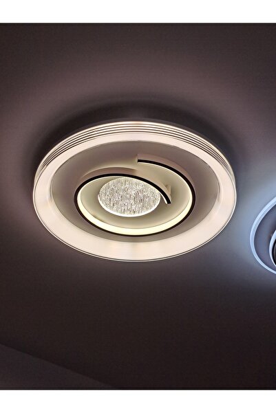 MAZEL AYDINLATMA Mazel Tavana Sabit Kumandalı Üç Renk Led Plafonyer Avize