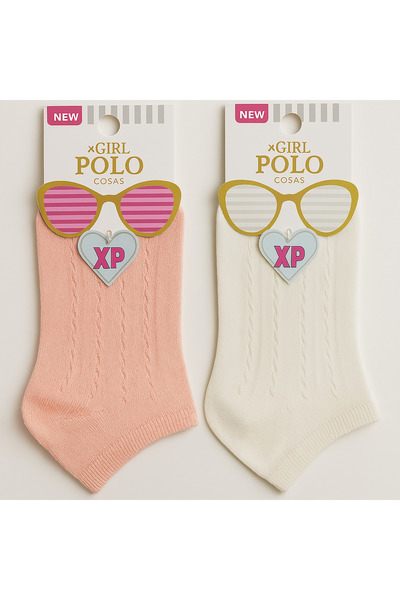 BB 🧦   Women's Mercerized Air Booties Socks 2-Pack