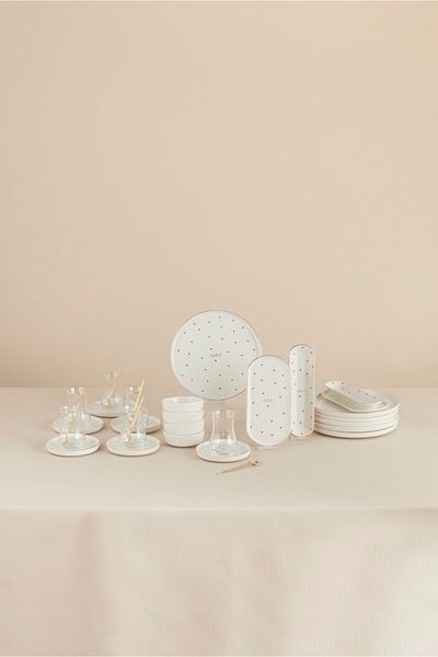 Karaca Lovin 32 Piece 6-Person Breakfast Set Gold