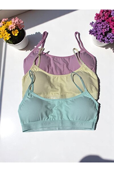 Dondeza Young Girl Padded Rope Strap Half Athlete Bustier 3-Piece