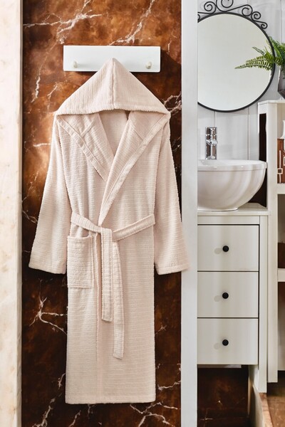 ROKO VİLLA Μπουρνούζι Unisex με κουκούλα