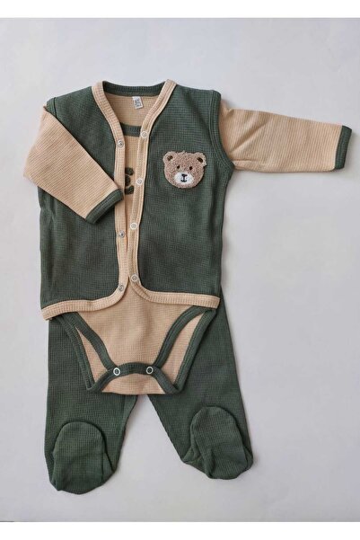 BABY WEAR Vest Bodysuit with Teddy Bear