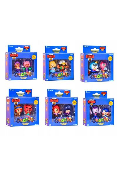 BRAWL STARS I Chose I Bought Brw2015 Collection Figures Set of 2 3