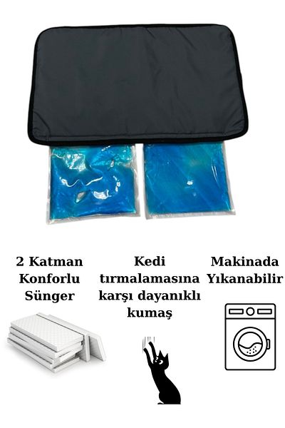 AKTURK HOME 4-Season Comfort Mat (65X40 cm) - Suitable for Warm and Cold Use.