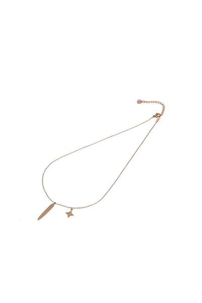 Go Dutch Label Feather & Star (inox auriu)