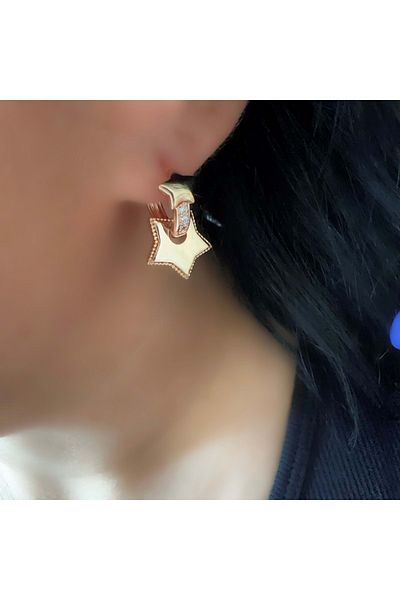 ACAR TAKI Xuping Star Hanging Earring-Rose Acr4617
