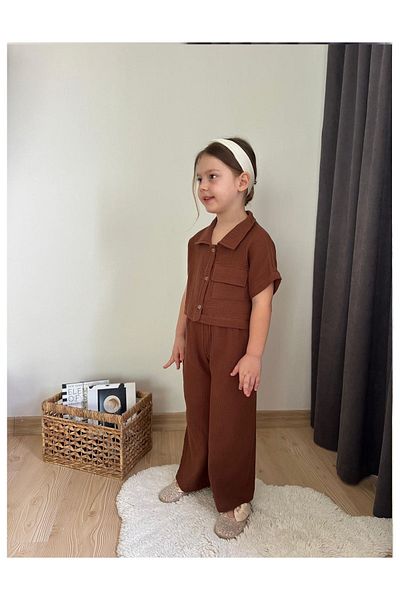 My Kids Wear Момичешки комплект от муселин