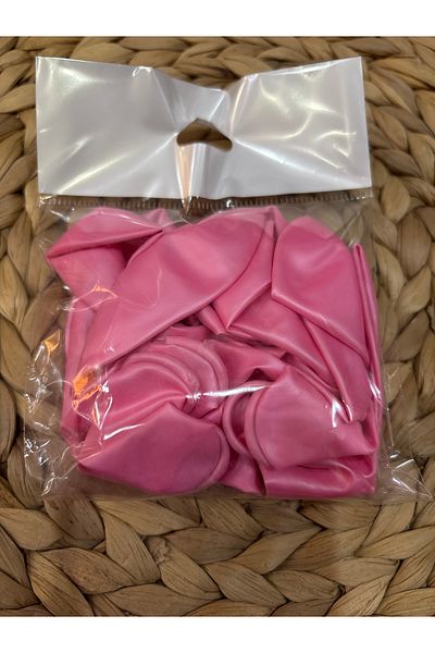 Deniz Party Store Pink Metallic Latex Balloon 10 Pieces
