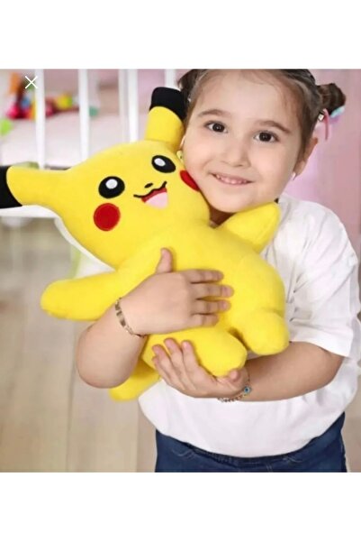 ABACA Pikaçhu Oyun Arkadaşı Uyku Arkadaşı Peluş 45 Cm