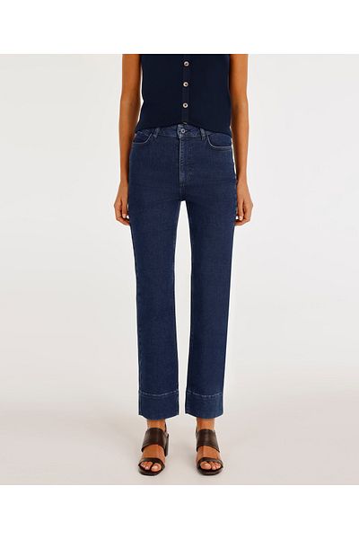 Yargıcı Straight Cut Trousers with Stitching Detail
