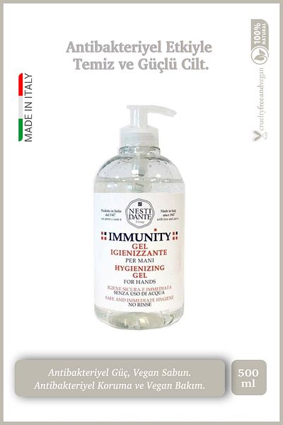 Nesti Dante Immunity Hygienizing Liquid Soap Gel 500ml L Hygienic and