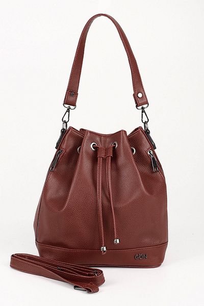 GÖNDERİ(R) Women/Girls Burgundy Floter Drawstring Shoulder and Backpack