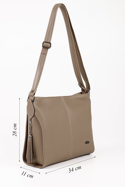 GÖNDERİ(R) Women/Girls Mink Long Strap Hand and Shoulder Bag