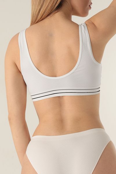 Doremi Thick Strap Seamless Crop Bustier