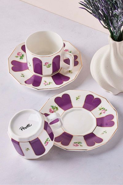 Perotti Novice 2-Person 4-Piece Porcelain Coffee Set