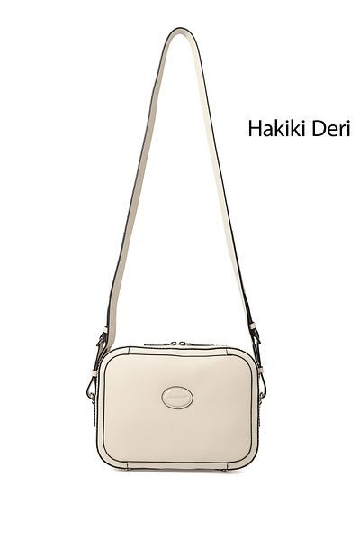 GÖNDERİ(R) Women / Girls Beige Genuine Leather Long Strap Shoulder Bag