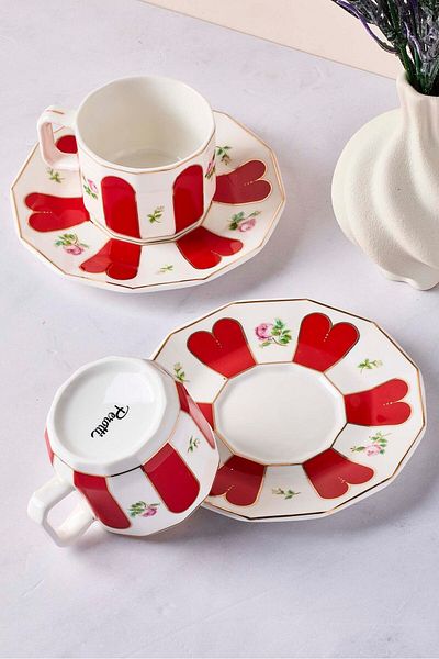 Perotti Novice 2-Person 4-Piece Porcelain Coffee Set