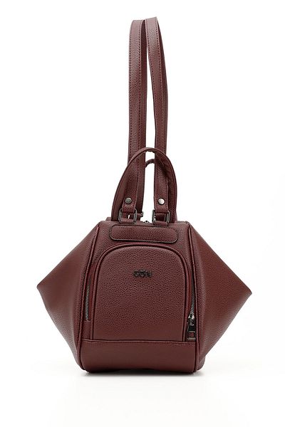 GÖNDERİ(R) Women/Girls Claret Red Hand Shoulder and Backpack