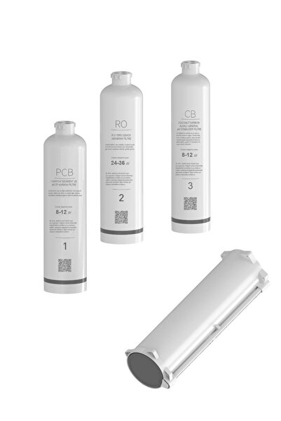 Ortimax Water Chef Direkt Akışlı Su Arıtma Cihazı Filtre Seti (3’lü Set)