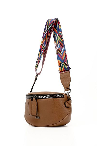GÖNDERİ(R) Women/Girls Tan Long Strap Shoulder Bag