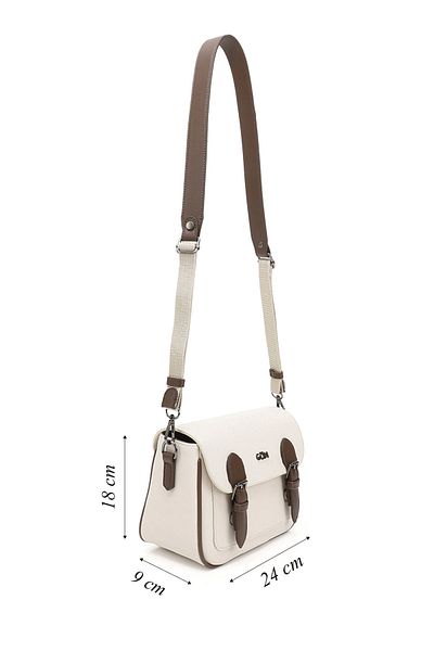 GÖNDERİ(R) Women/Girls Beige Long Strap Shoulder Bag