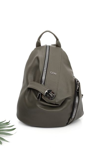 GÖNDERİ(R) Women's Khaki Handbag and Backpack